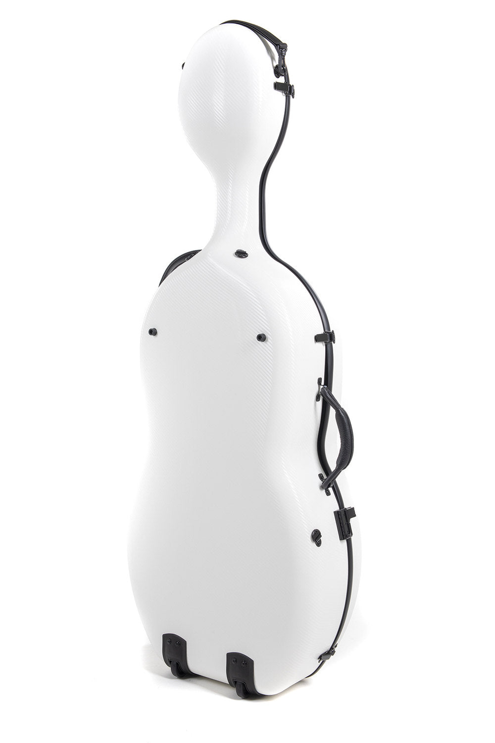 GEWA Polycarbonate 4.6 custodia per violoncello 4/4, bianca, Rolly