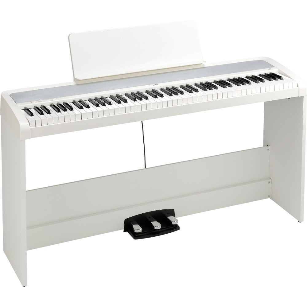 KORG B2+SP-WH Pianoforte digitale con stand, bianco