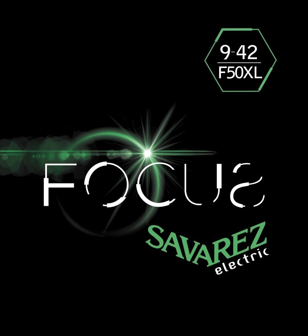 Savarez F50XL Focus corde per chitarra elettrica, extra light .009 a .042