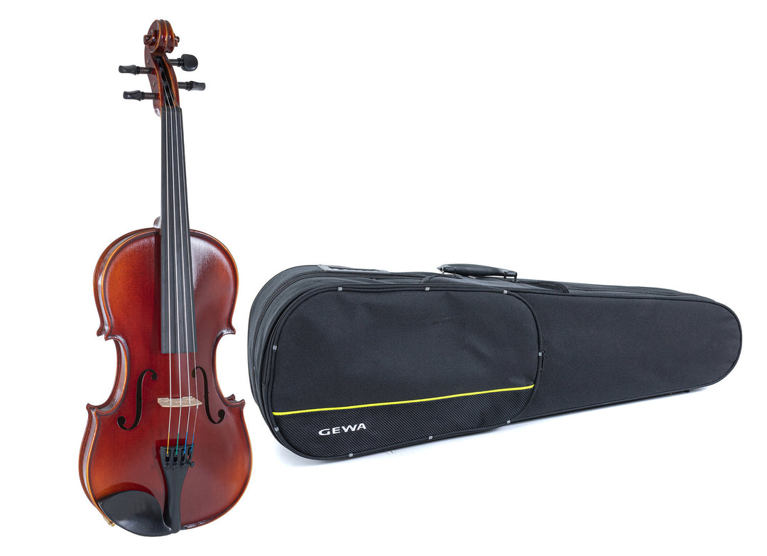GEWA Violin Ideale - 4/4 (Pronto per suonare incl. custodia sagomata, senza archetto, con corde Larsen Aurora)