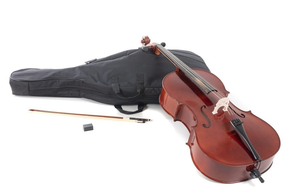 Set per violoncello GEWA HW 1/4, regolato, con archetto e custodia Nytex