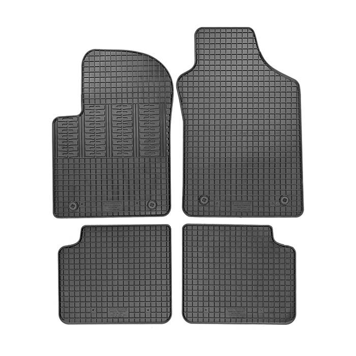 Rubber mats Fiat 500 2008- inc. hybrid