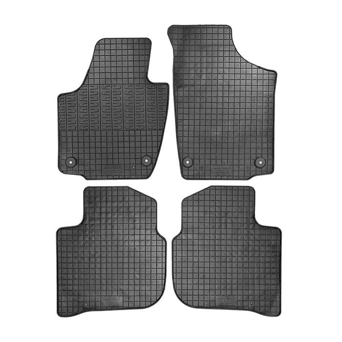 Rubber mats SeatToledo 2012-, Skoda Rapid 2012-