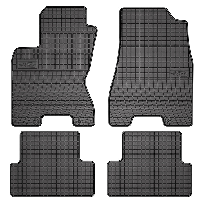 Tappetini in gomma Nissan X-Trail II SUV 2008-2013