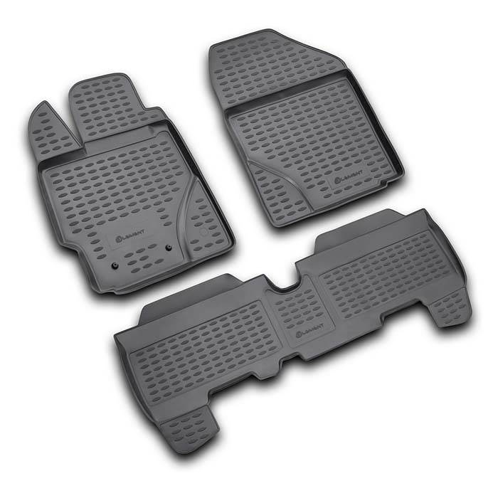 Rubber mats Toyota Yaris II 2005-2013