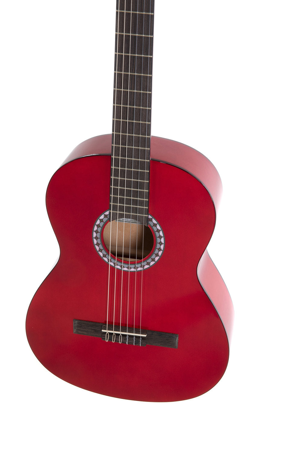 VGS Basic chitarre classiche 4/4, rosso trasparente