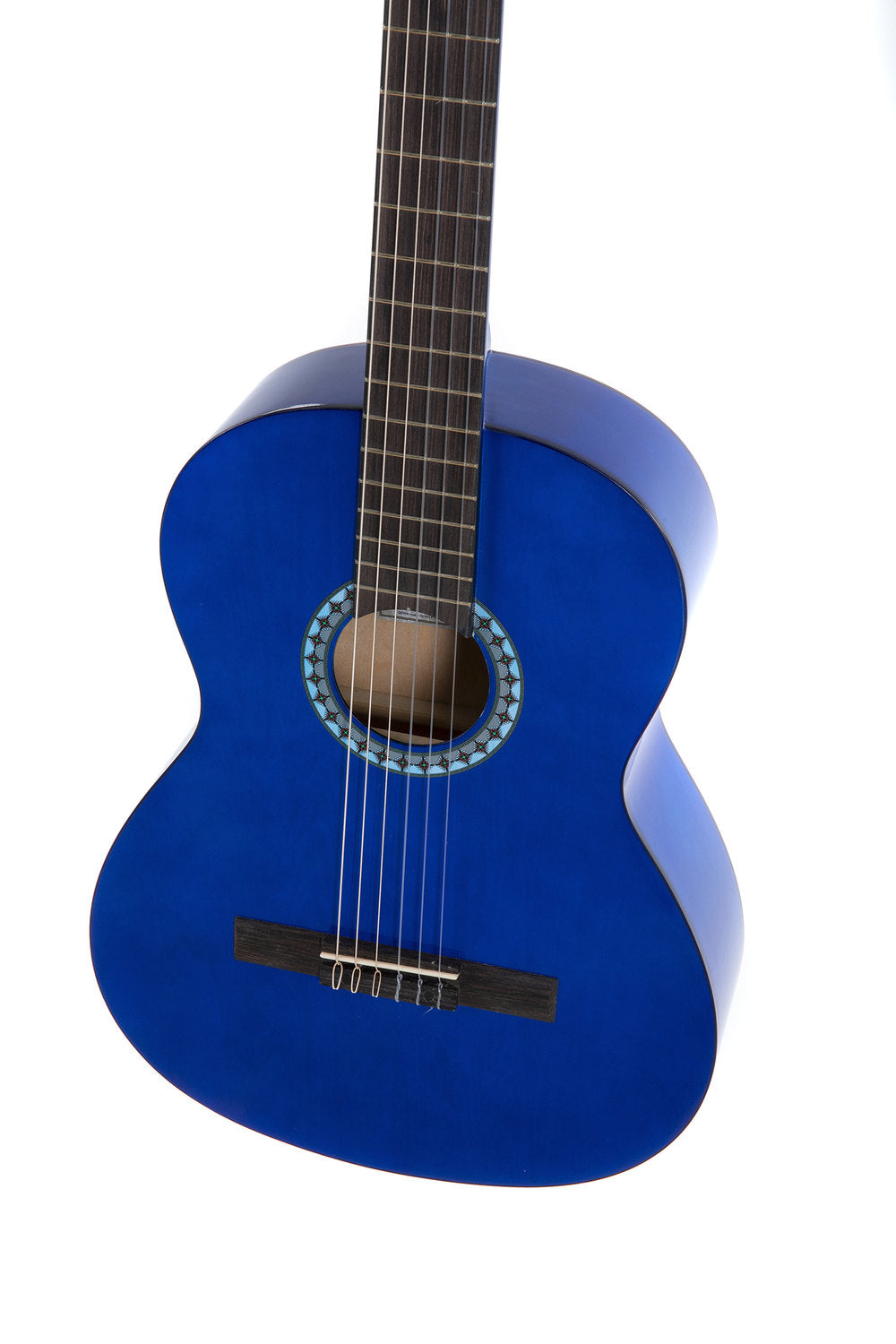 VGS Basic chitarra classica 4/4, blu trasparente