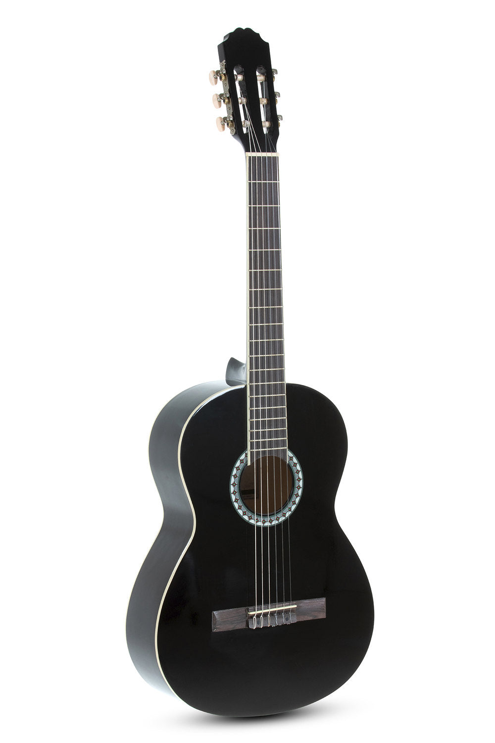 VGS BasicPlus chitarra classica 4/4, nera