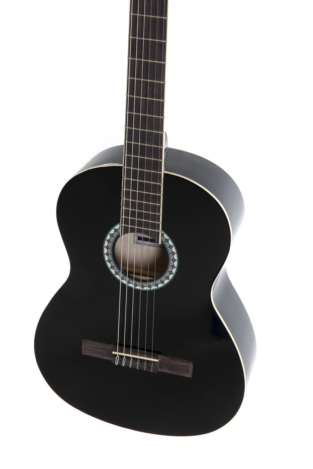 VGS BasicPlus chitarra classica 4/4, nera