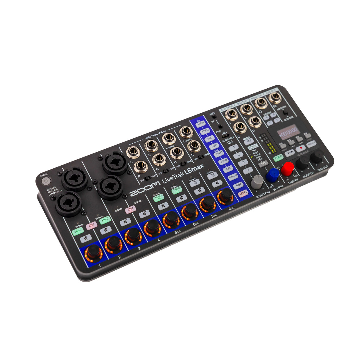 ZOOM LiveTrak L6max 12 canali Mixer + Recorder
