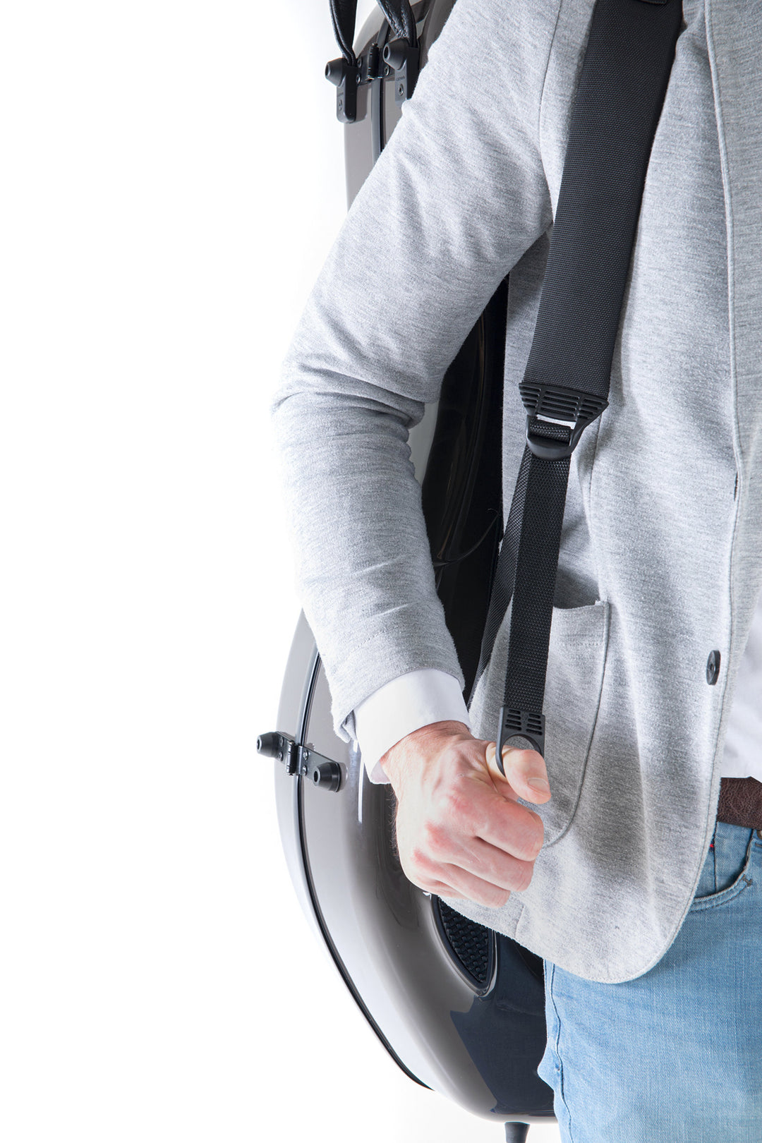 GEWA sistema di trasporto per custodia da Violoncello Air - fissaggio con 4 D-Rings