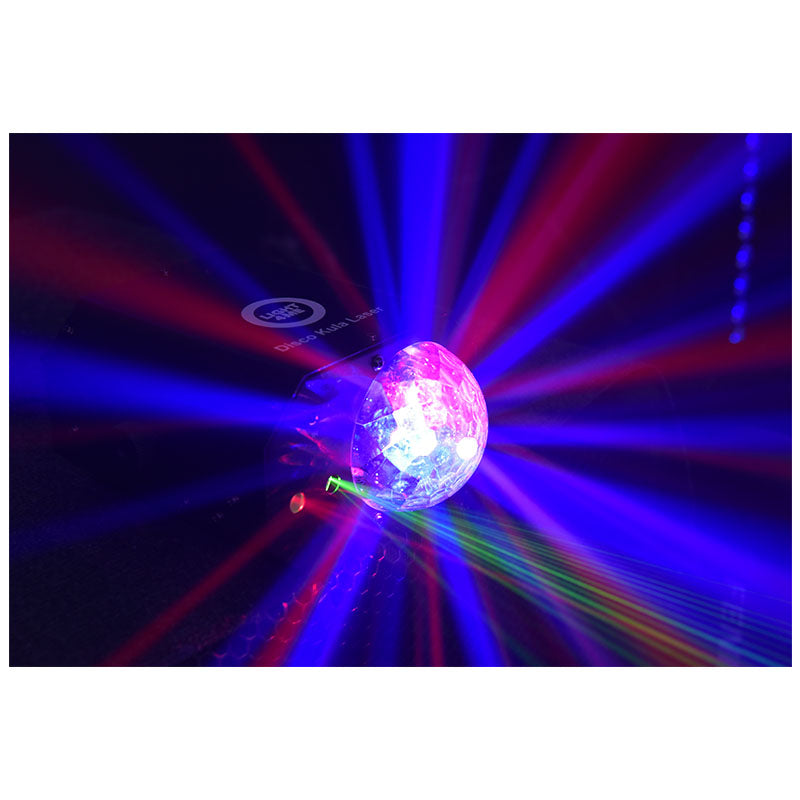 LIGHT4ME Palla da discoteca laser multieffetto LED