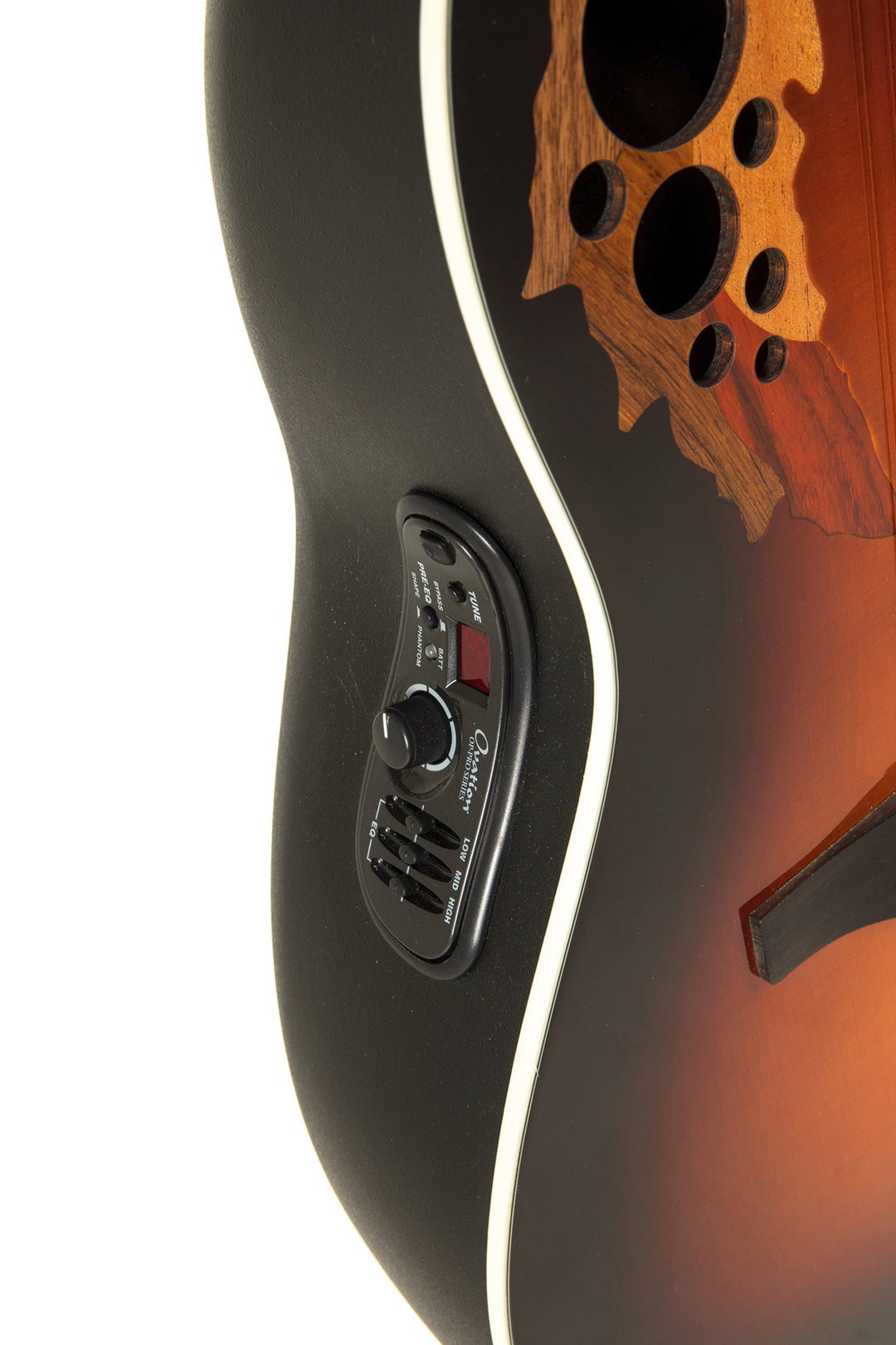 Ovation E-Acoustic chitarre Standard Elite Deep Contour Cutaway 12 corde - New England Burst (2758AX-NEB-G)