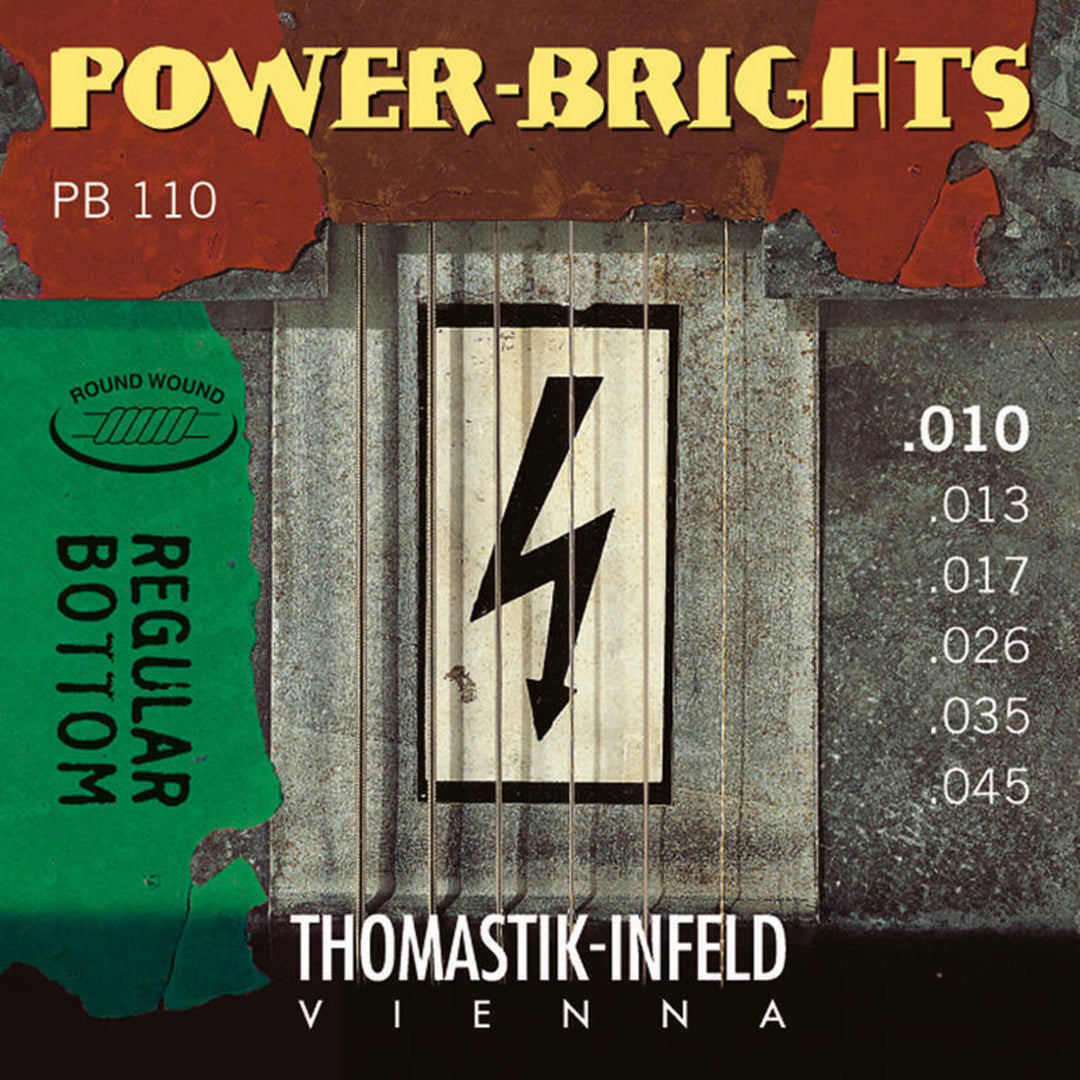 Corde Thomastik-Infeld per Chitarra elettrica Power Brights Series - Set 010 (PB110)