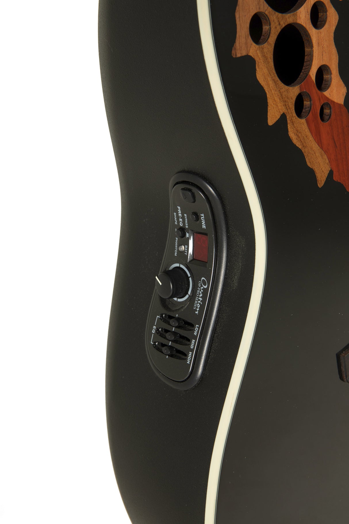 Ovation E-Acoustic Guitar Standard Elite Deep Contour Cutaway - Black (2778AX-5-G)