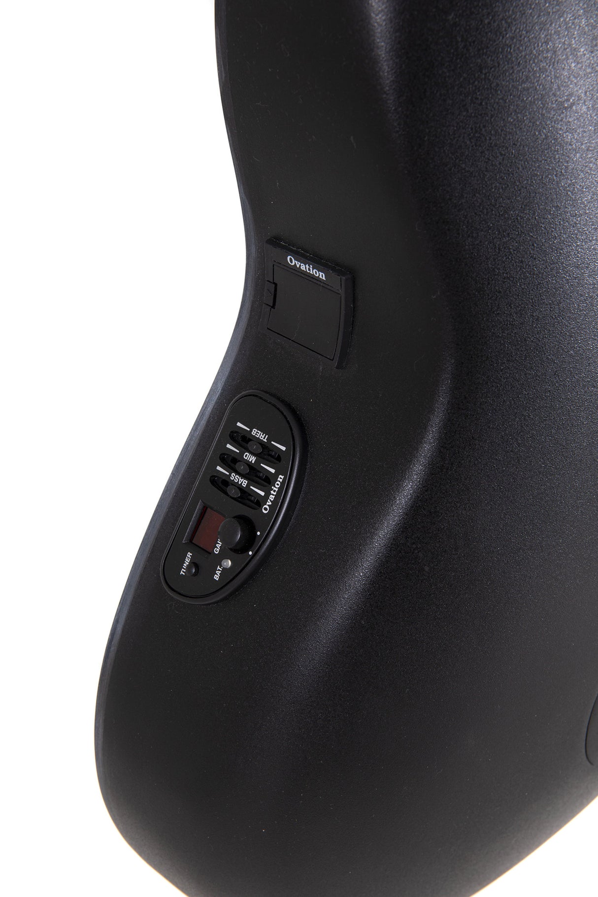 Ovation E-Acoustic Guitar Celebrity Elite Mid Cutaway - Black (CE44L-5-G)