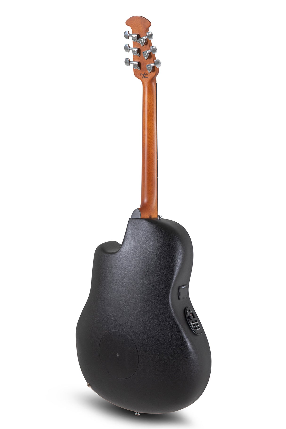 Ovation E-Acoustic Guitar Celebrity Elite Plus Mid Cutaway - Blue Transparent Quilt (CE44P-8TQ-G)