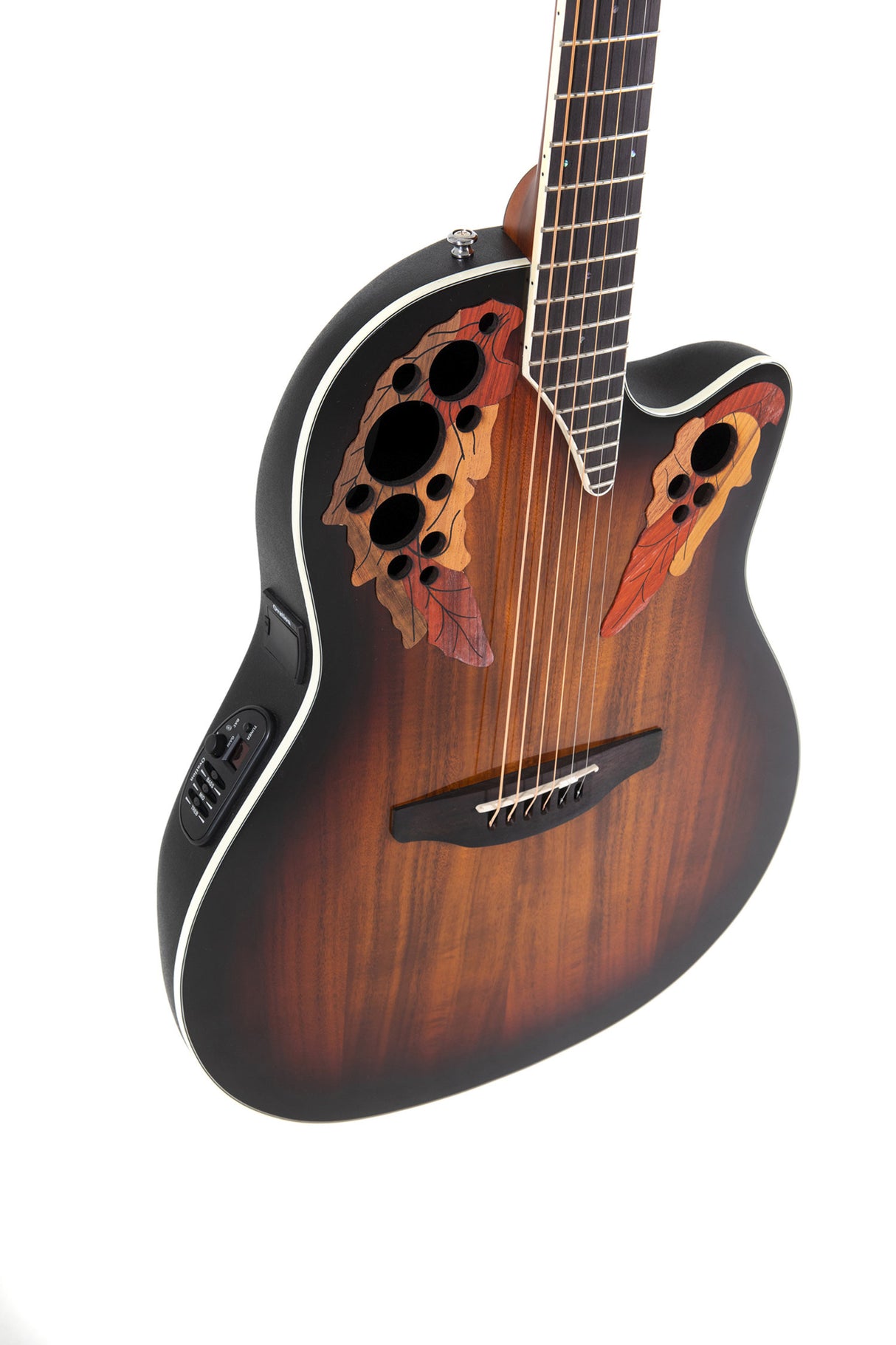 Ovation E-Acoustic Guitar Celebrity Elite Plus Super Shallow - Koa Burst (CE48P-KOAB-G)