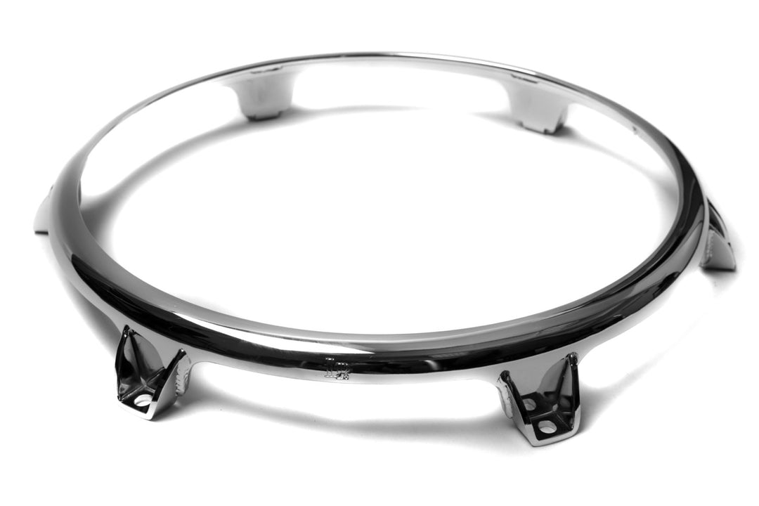 Conga cerchiata Latin Percezione Comfort Curve II | Top Tuning (Extended Collar) Chrome - 12 1/2" Tumba | 6 fori (LP2567)