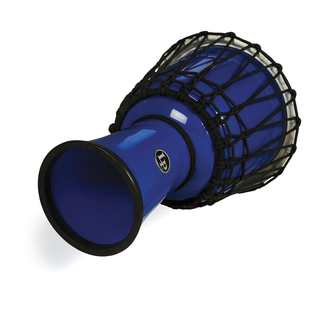 Latin Percussion Djembe World 7-inch con corde, Circle - blu (LP1607BL)