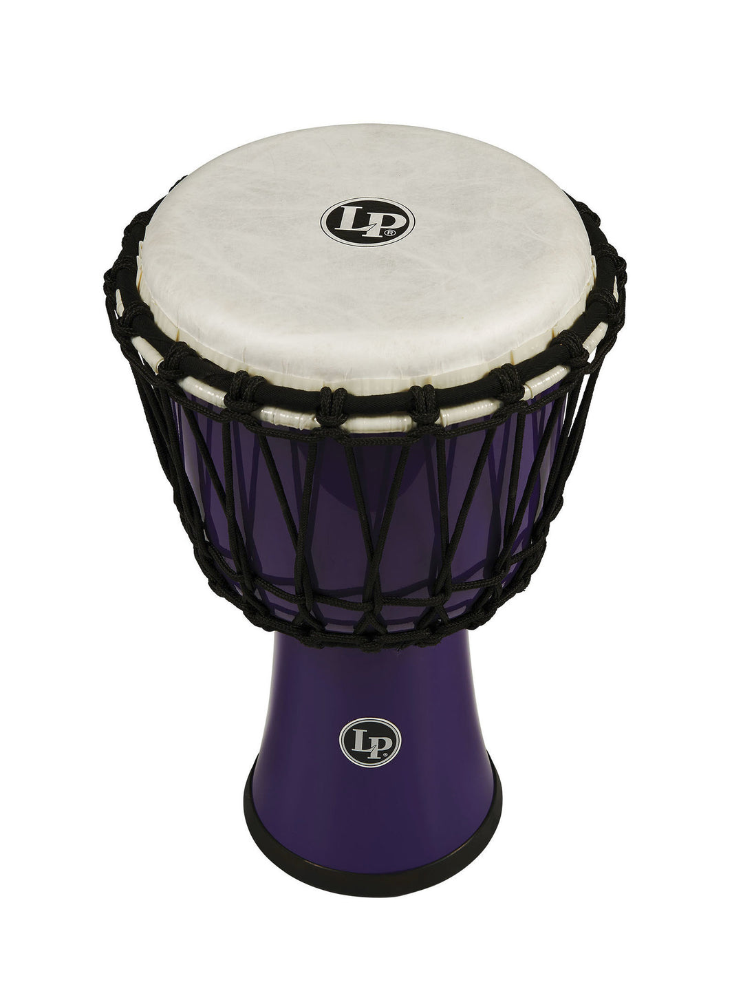 Latin Percezione Djembe World 7-inch Circle accordato a corda - Purple (LP1607PL)
