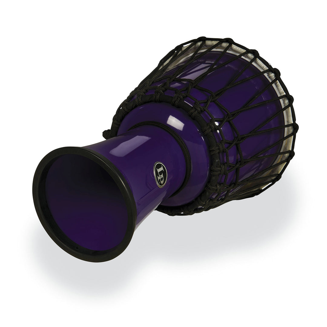 Latin Percezione Djembe World 7-inch Circle accordato a corda - Purple (LP1607PL)
