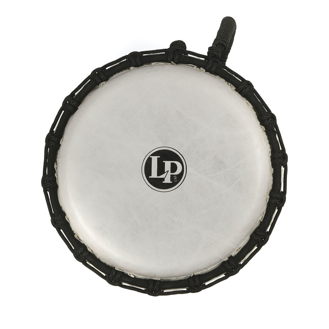 Latin Percussion Djembe World da 7-inch con accordatura a corda Circle - Red (LP1607RD)