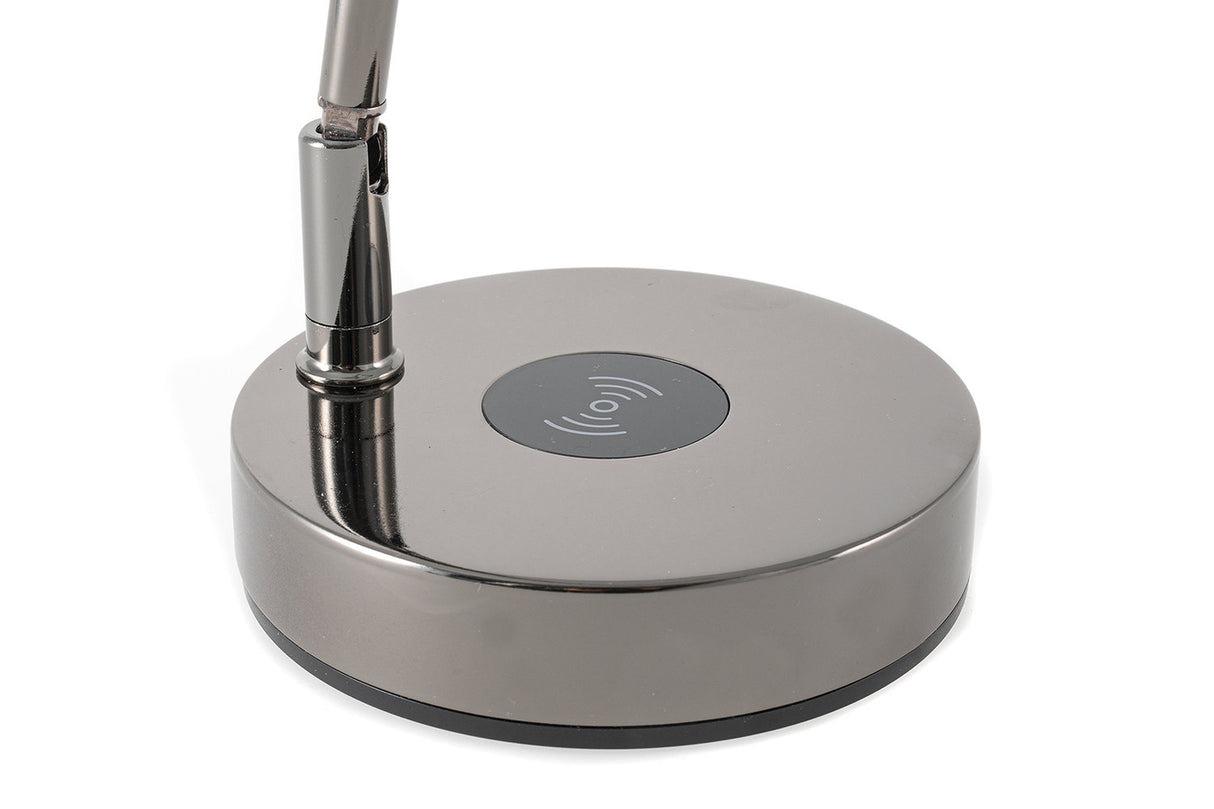 GEWA Piano lamp PL-78 - Black chrome, shiny