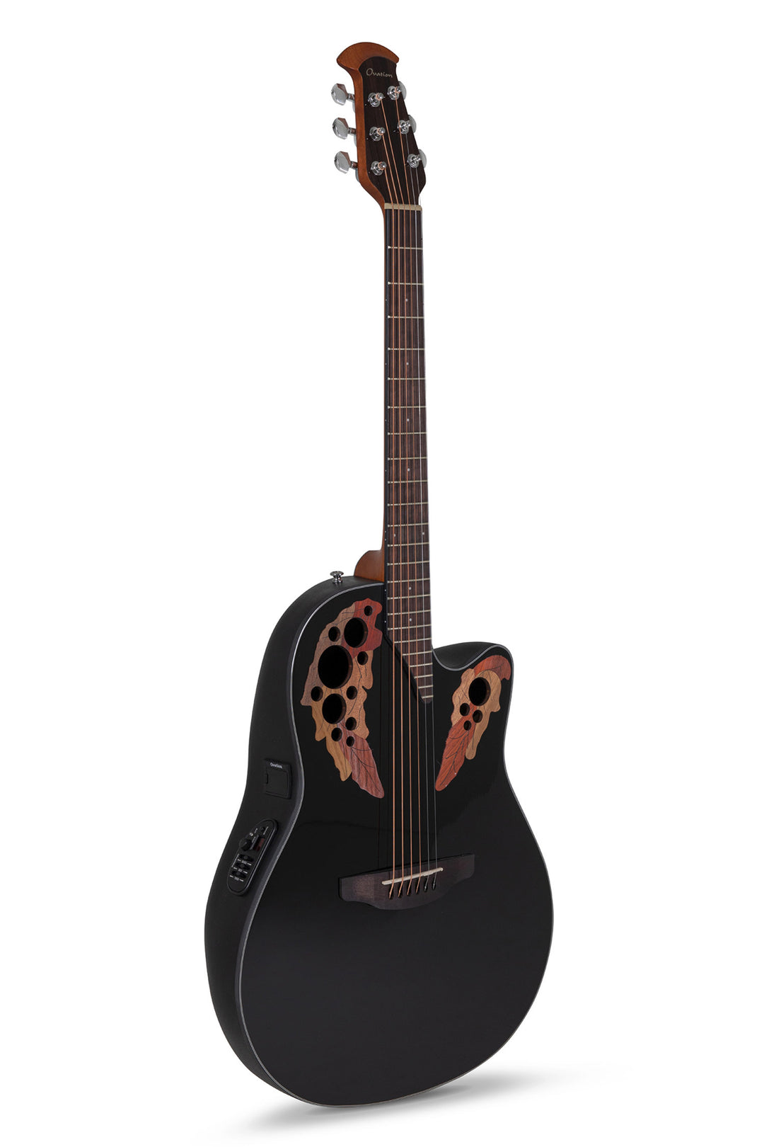 Ovation E-Acoustic chitarra Celebrity Elite Mid Cutaway - Black (CE44-5-G)