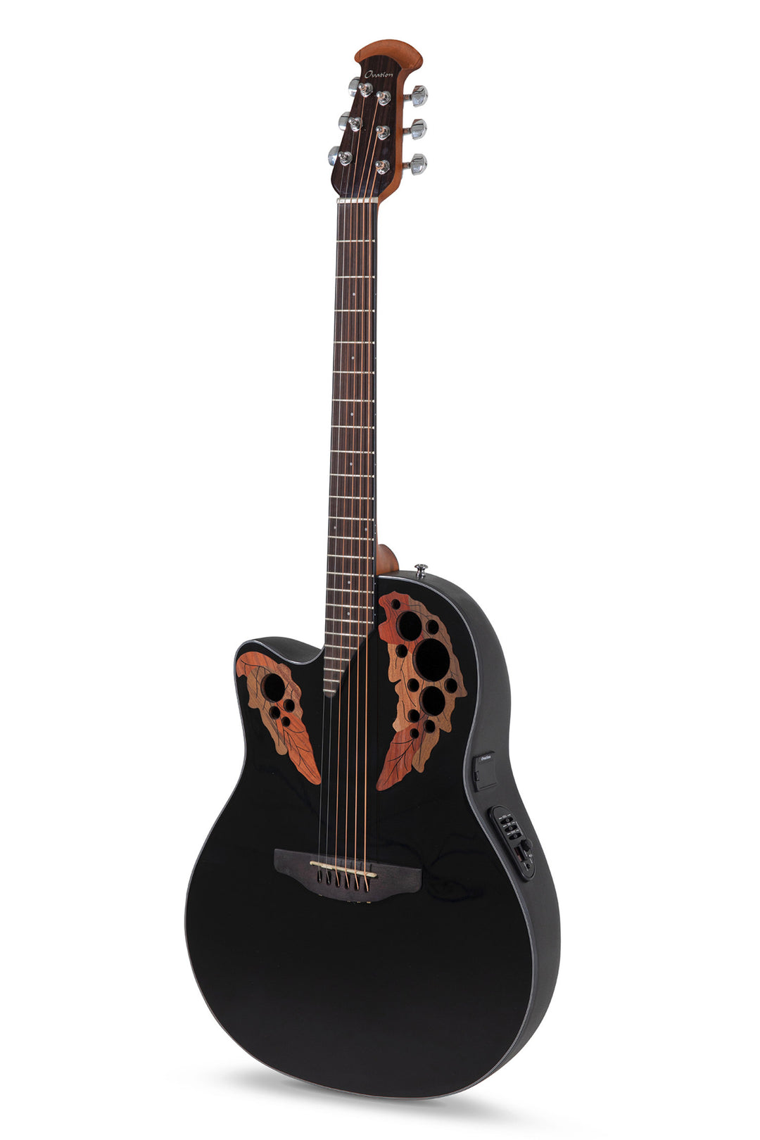 Ovation E-Acoustic Chitarre Celebrity Elite Mid Cutaway - Black (CE44L-5-G)