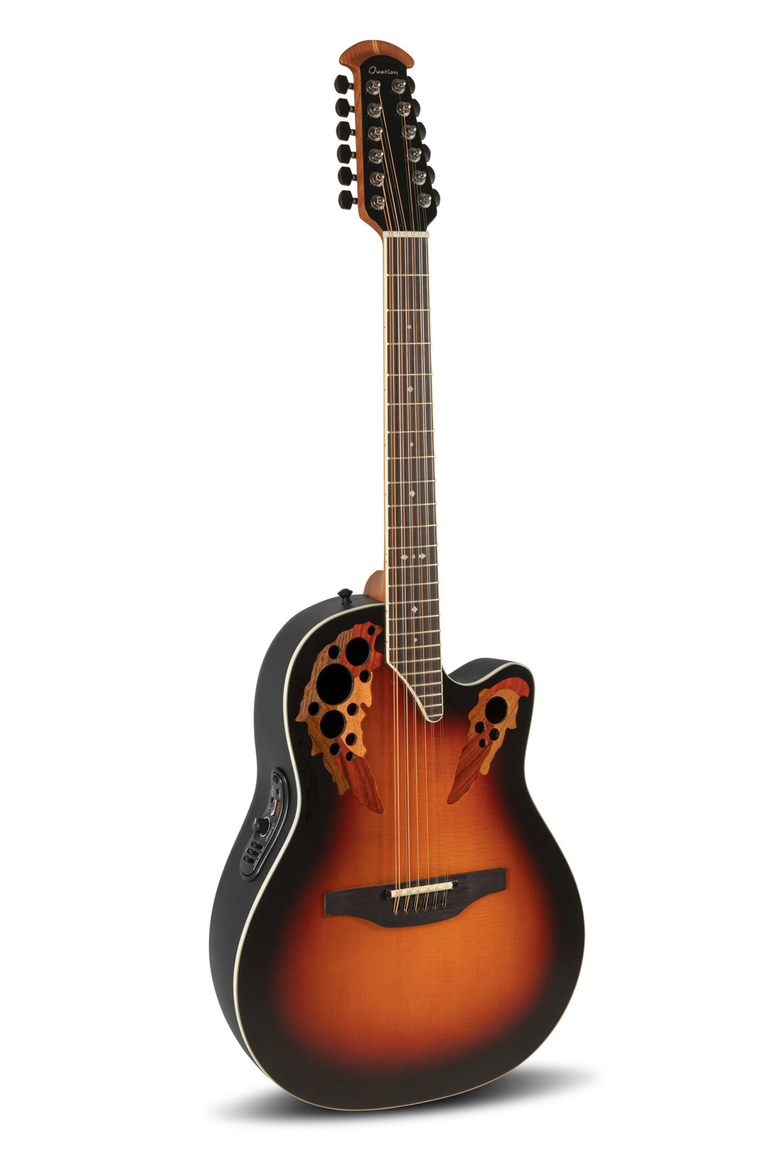 Ovation E-Acoustic chitarre Standard Elite Deep Contour Cutaway 12 corde - New England Burst (2758AX-NEB-G)