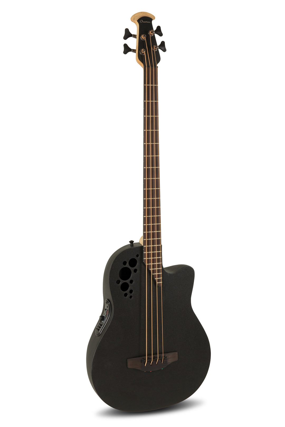 Basso acustico-elettrico Ovation Elite TX Mid Cutaway - Black Textured (B778TX-5-G)