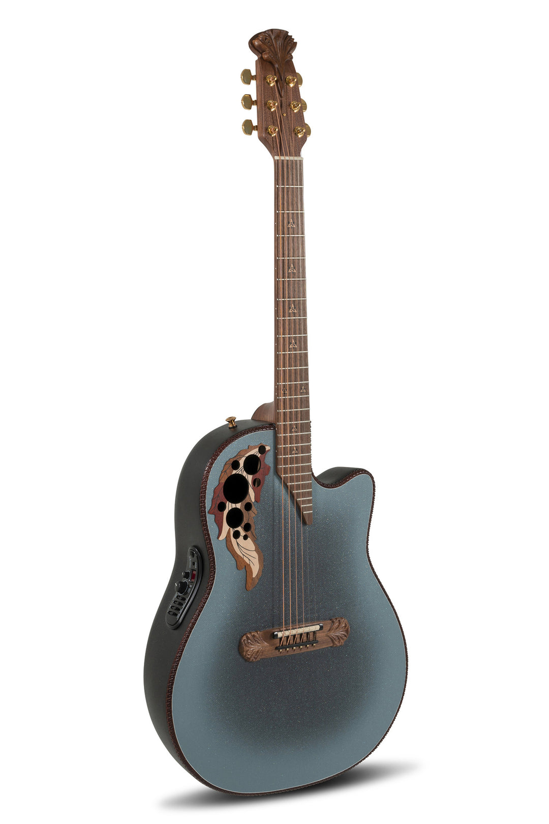 Adamas Chitarre E-Acoustic 2087GT Deep Contour Cutaway - Reverse Blue Burst (2087GT-8-G)