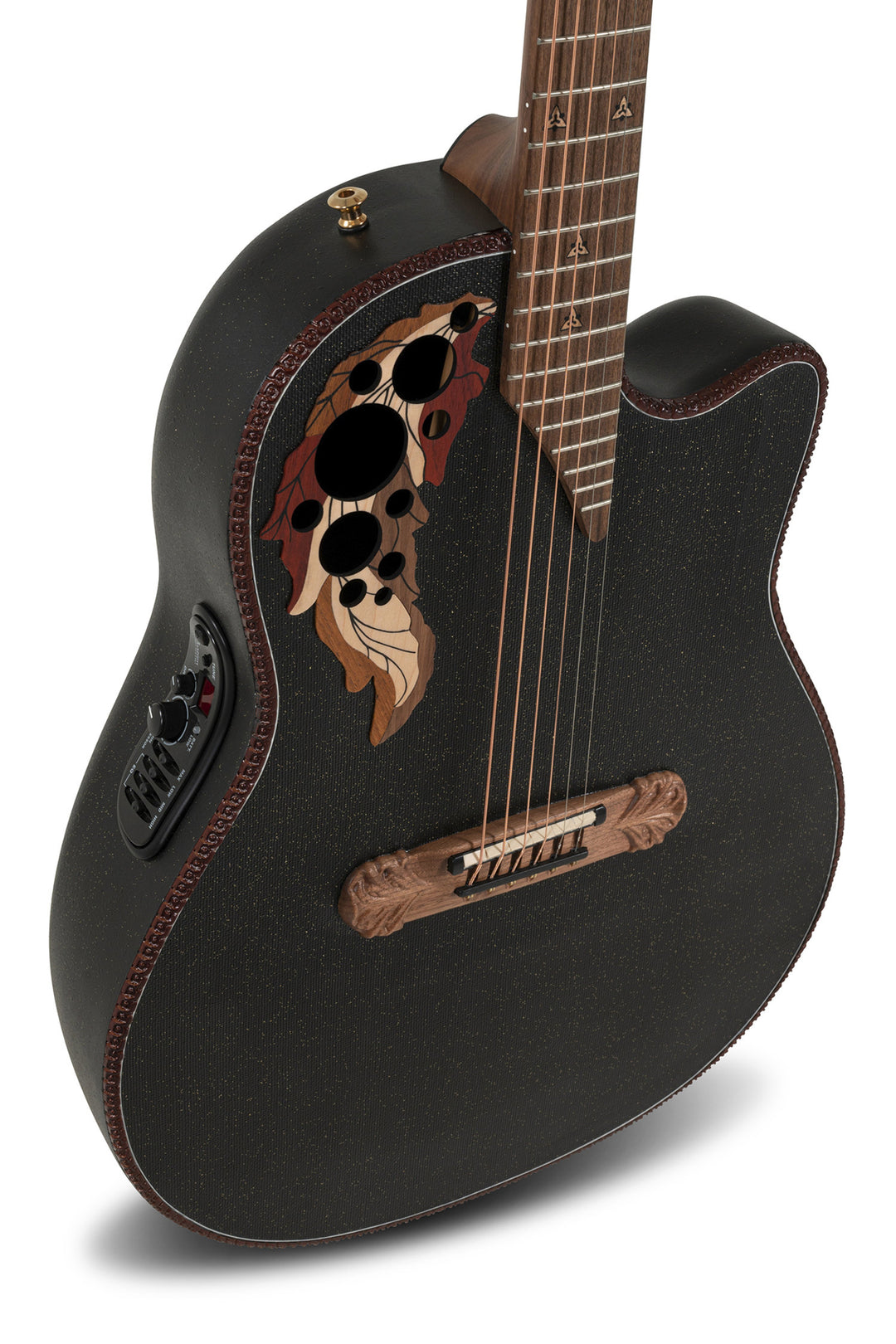 Adamas E-Acoustic Chitarre 2087GT Deep Contour Cutaway - Black (2087GT-5-G)