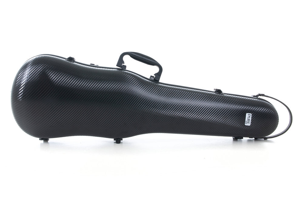 GEWA Polycarbonate 1.8 custodia sagomata per violino 4/4, nera