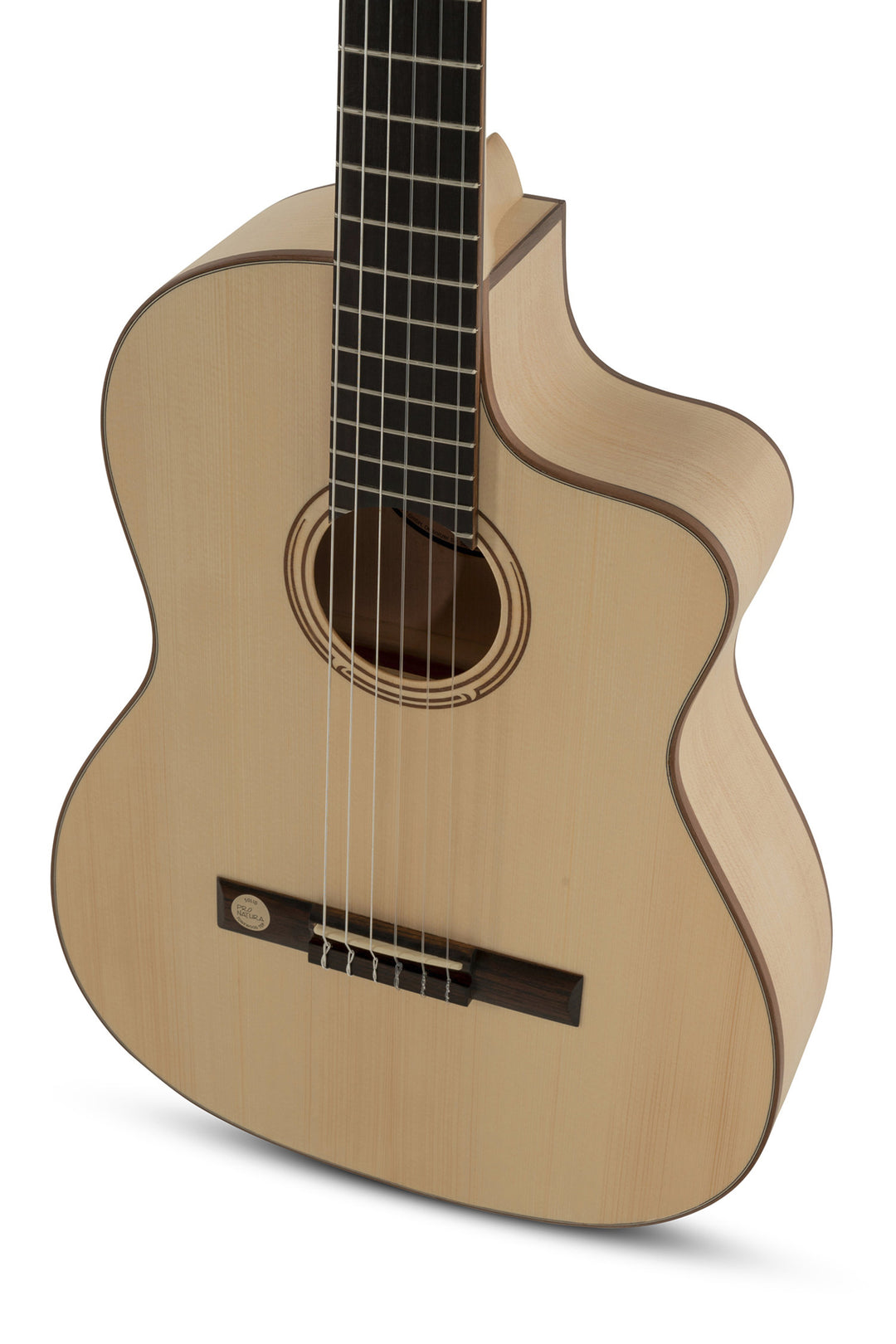GEWA Chitarra classica elettrica acustica Pro Natura Silver Samba - Chitarra elettrica acustica (Cutaway)