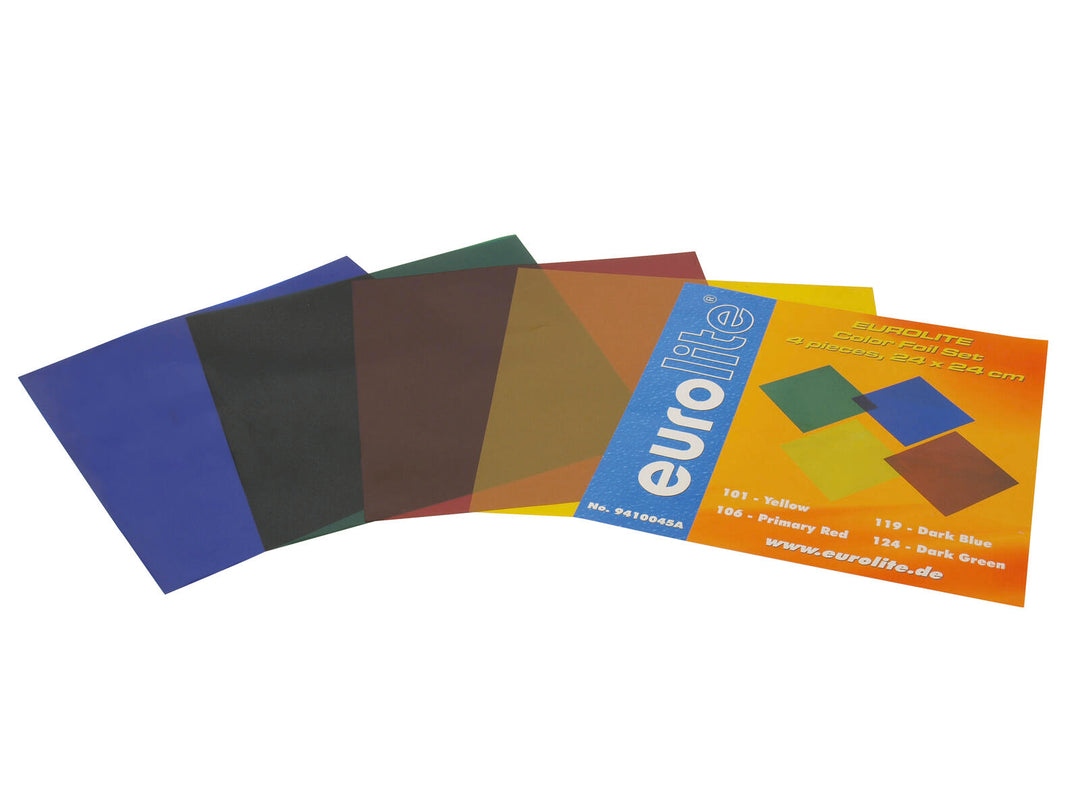 EUROLITE Color Foil Set 24x24cm, quattro colori