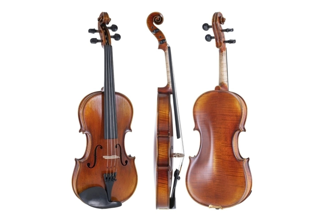 GEWA Violin Maestro 2 - 3/4 (Ready to play incl. violin case, carbon bow and Larsen Aurora strings, transport-secured)