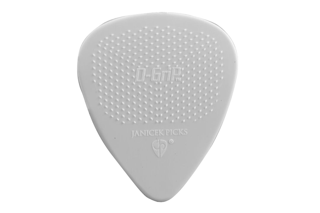 D-Grip Plettri Janicek in nylon - 0,38 bianchi