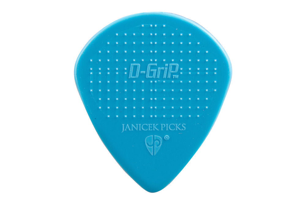 Plettri D-Grip Janicek Jazz A, 1,00 mm, azzurro cielo, 6 pz.