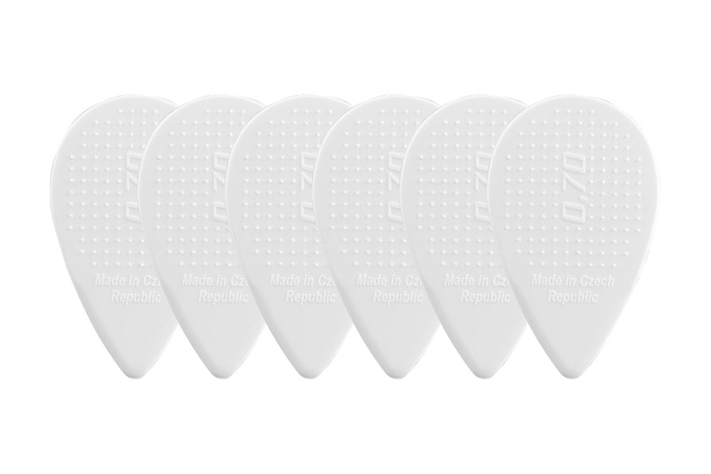D-Grip Janicek plettri Balkan, 0,70 mm, bianchi, 6 pezzi