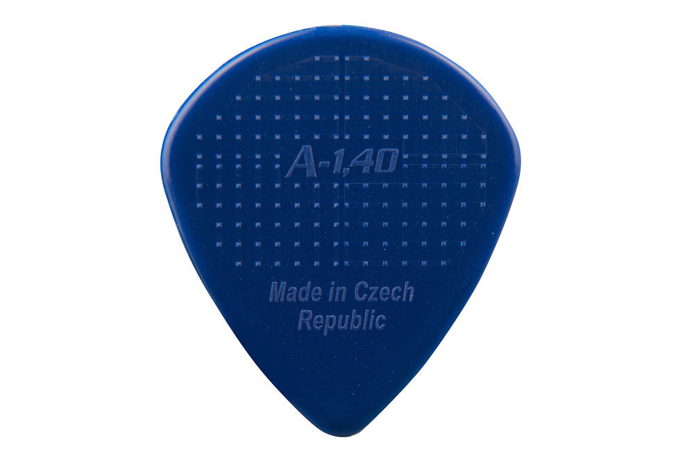 D-Grip Janicek Jazz A plettri, 1,40 mm, blu scuro, 6 pezzi