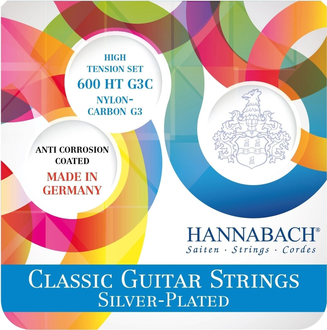 Hannabach corde per Chitarre classica 600 G3C G3 CARBON - Set (600 HTG3C)