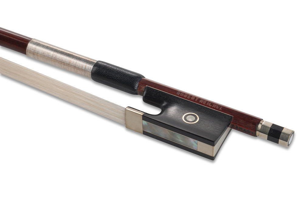 GEWA archetto da violini Robert Reichel, bacchetta rotonda in pernambuco, montatura in alpacca