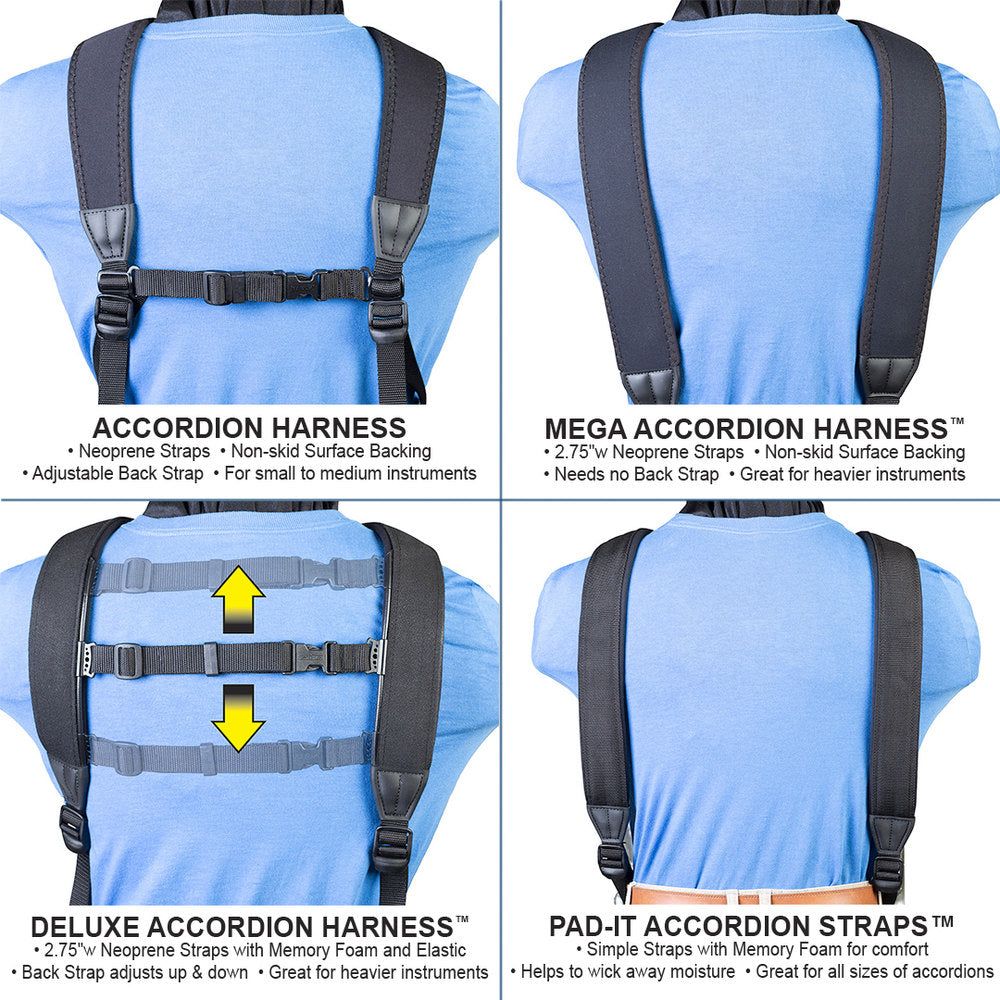 Neotech Deluxe Accordion Harness per fisarmoniche pesanti