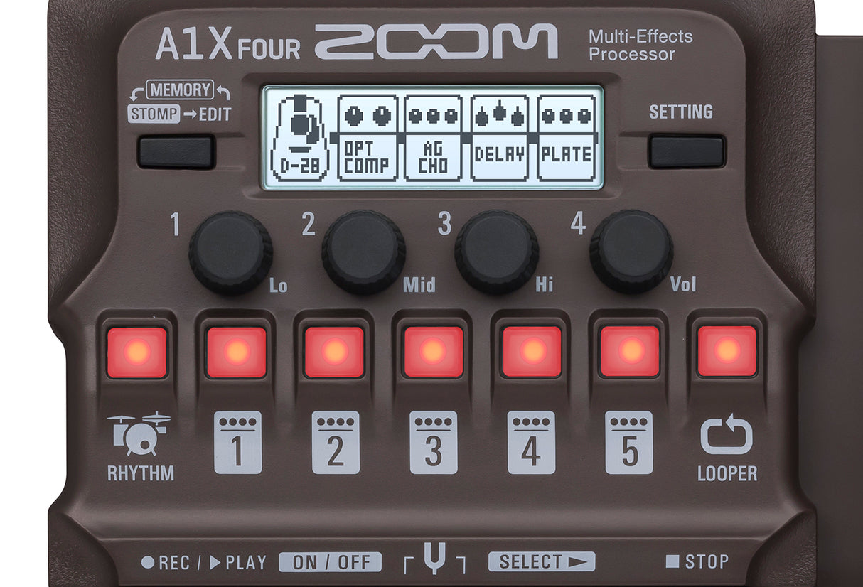 Zoom A1X Four Pedale Effetti Acustico