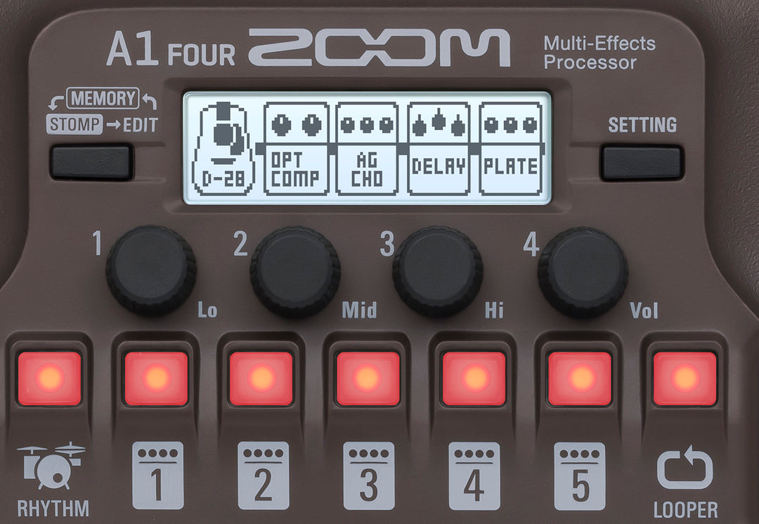 Zoom A1 Four Pedale Effetti Acustico