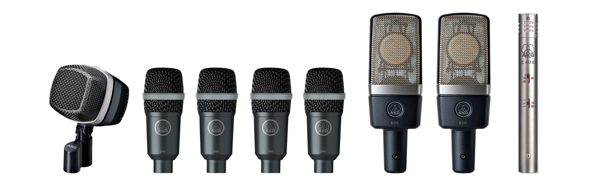 AKG Drum Set Premium Drum Microphone Pack