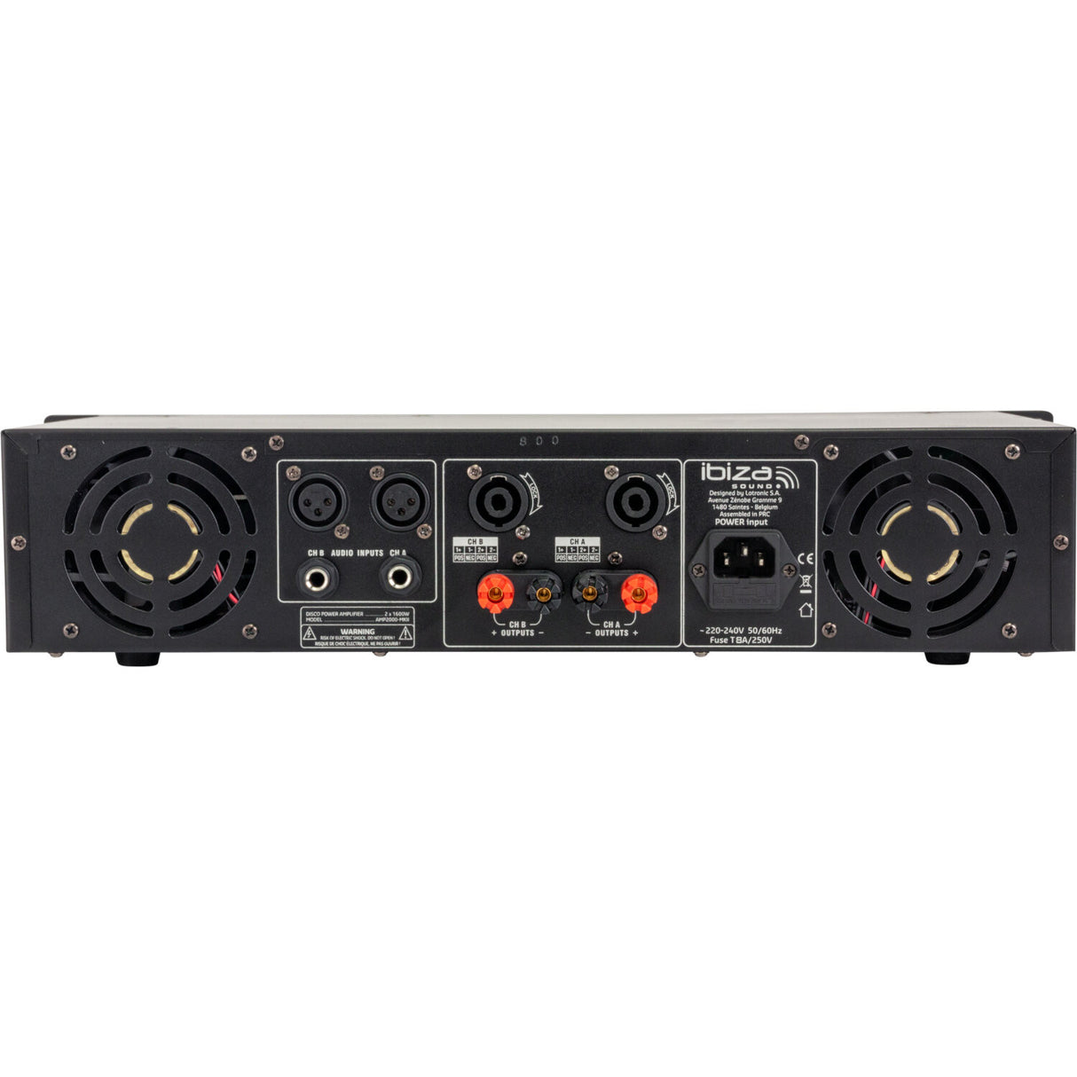 Ibiza AMP2000-MKII Power Amplifier (2x1500W)