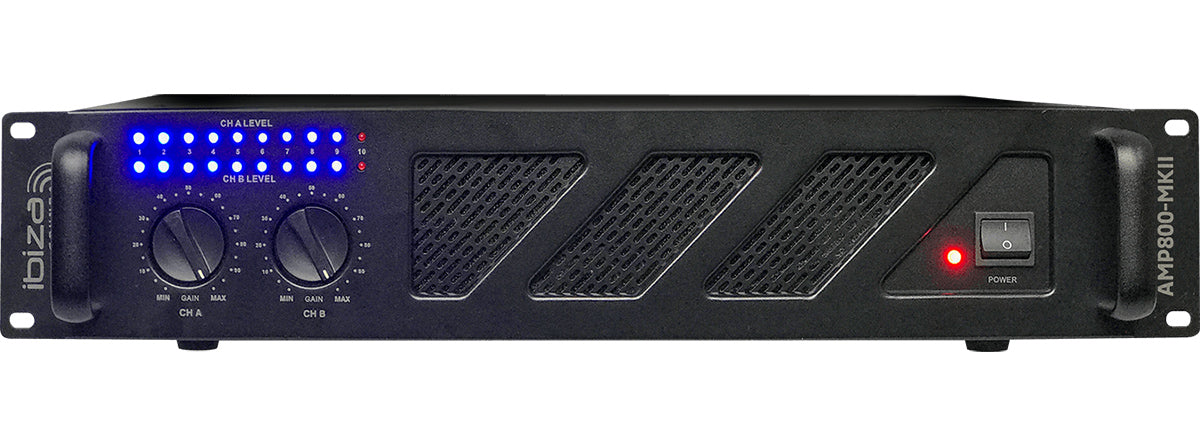 Ibiza AMP800-MKII - Amplificatore di Potenza (2x600W)
